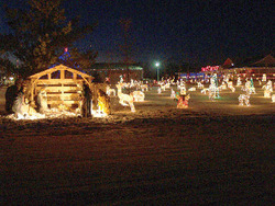 The Doug Ruel Christmas Lights near Leduc